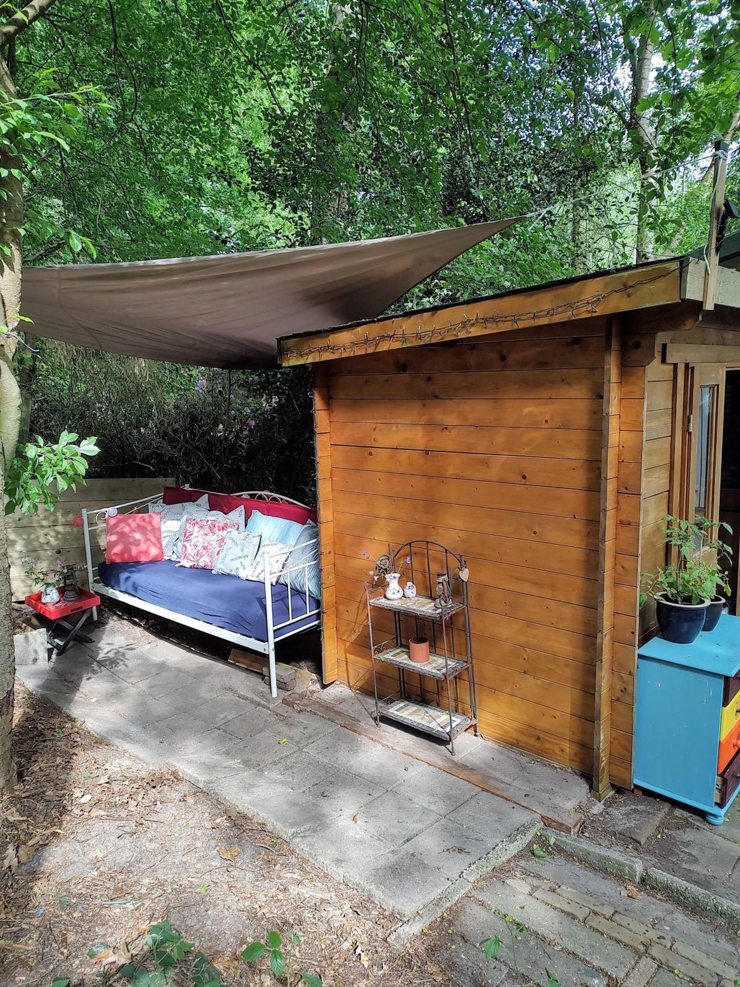 Chalet Met Veranda Aan Bosrand Vledder 외부 사진